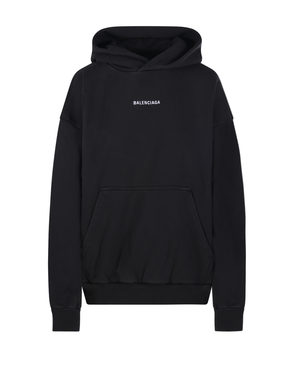 パーカー・フーディ BALENCIAGA Balenciaga Sweaters Black (767877 TSVR11083) New Balenciaga Back Hoodie Medium Fit in Black | Balenciaga US
