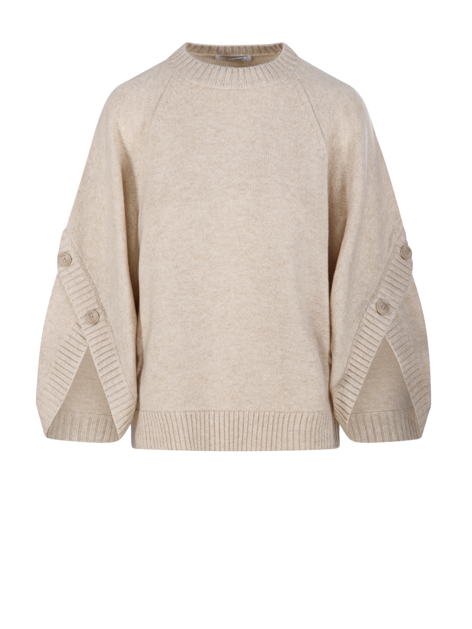 DONNA MAXMARA MAGLIONE AMPEX IN LANA NUDE 