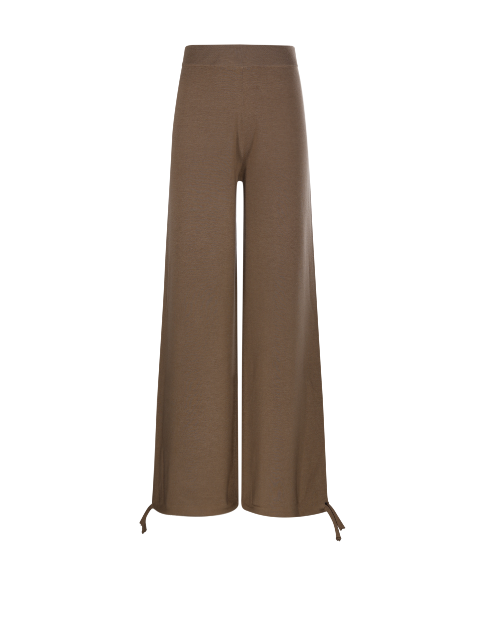 WOMAN MAXMARA BROWN VIRGIN WOOL NIGERIA KNITTED PANS