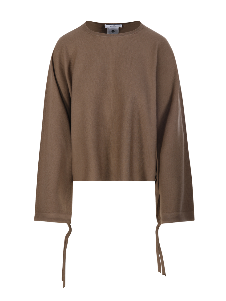 WOMAN MAXMARA BEIGE VIRGIN WOOL FRAIS SWEATER