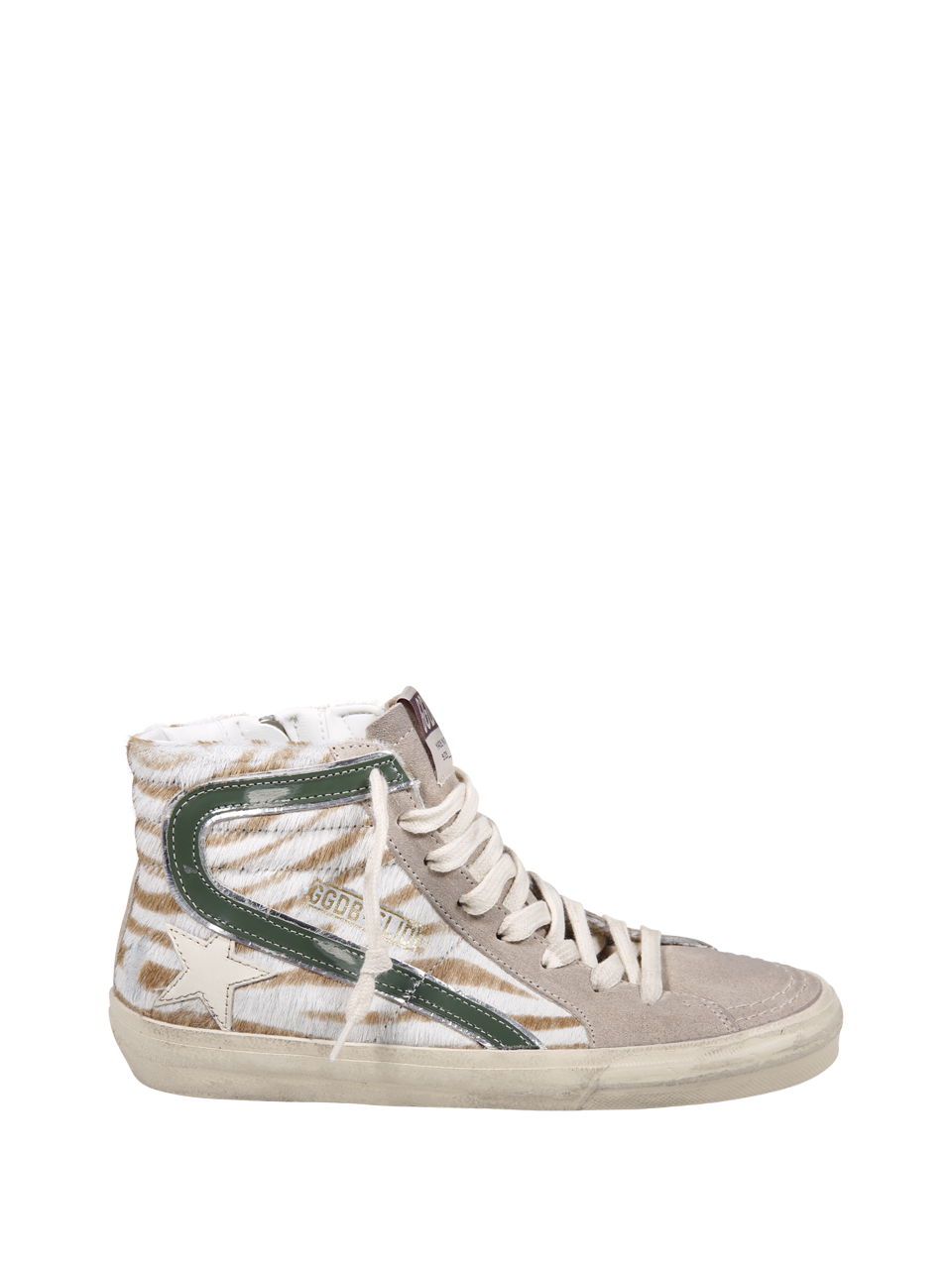 スニーカー GOLDEN  Women Sneakers GWF00115 F006887 10308 SLIDE CLA Women's Slide high-top sneakers with studs | Golden Goose
