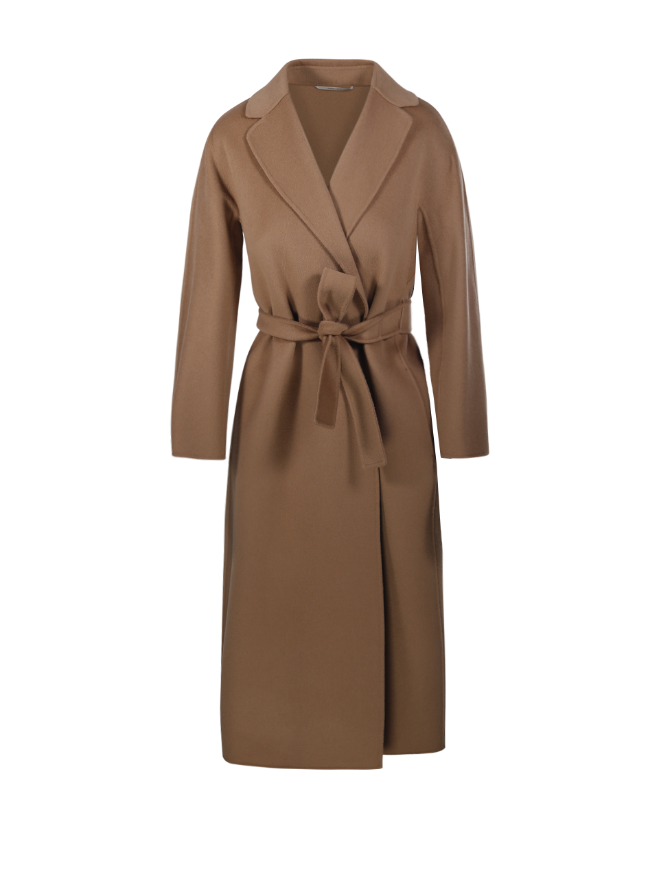 WOMAN MAXMARA S BEIGE VIRGIN WOOL ESTURIA COAT