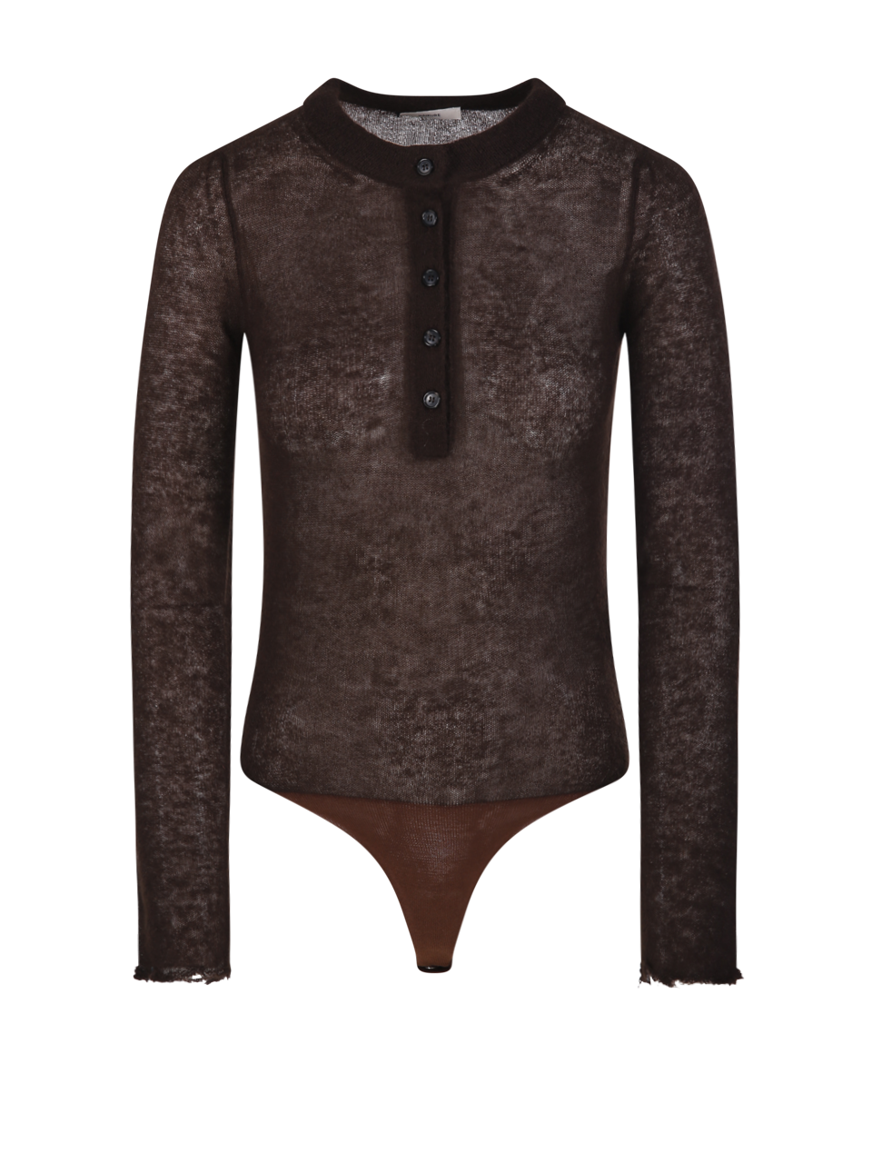 DONNA HAIKURE PULLOVER LUCY IN VISCOSA MARRONE