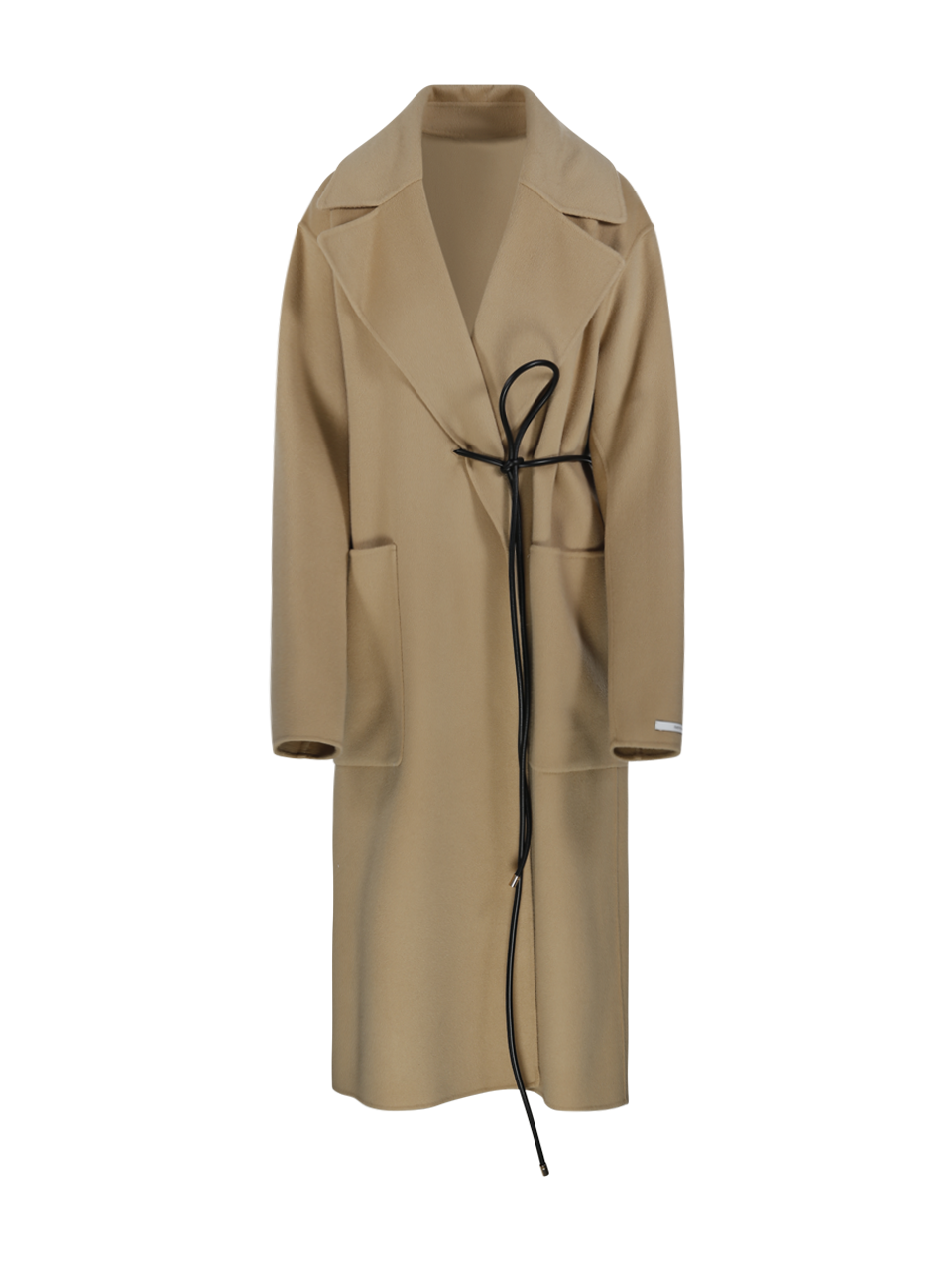 WOMAN MAXMARA SPORTMAX WHITE VIRGIN WOOL ABATE COAT