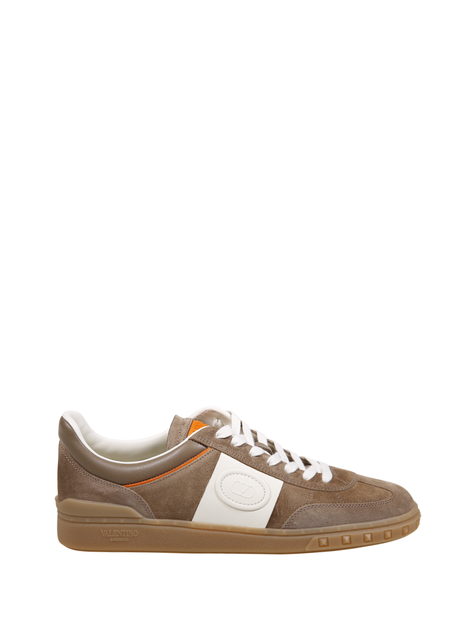 MEN VALENTINO GARAVANI BEIGE LEATHER UPVILLAGE SNEAKER