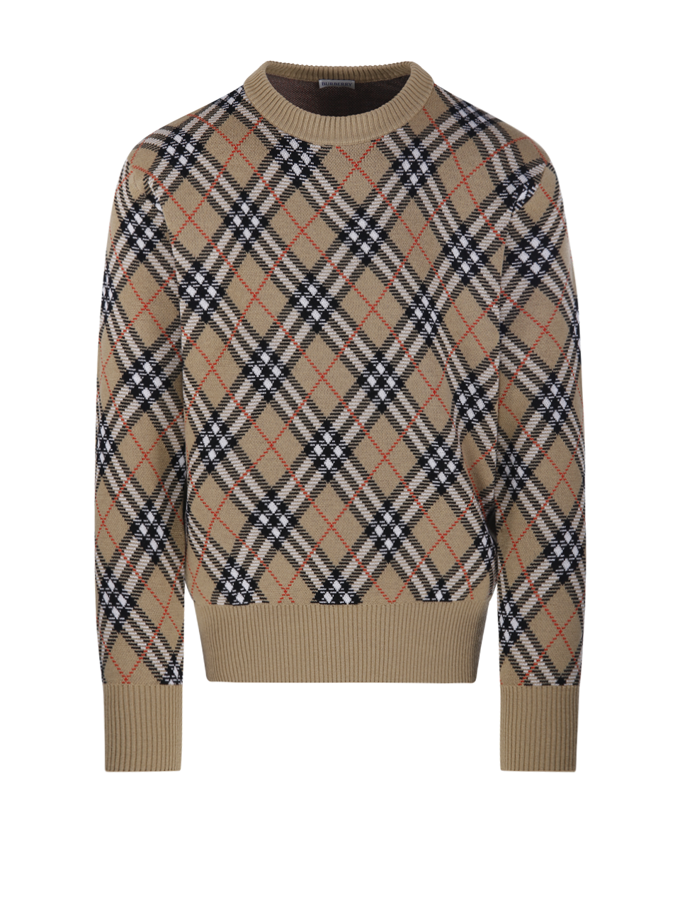 BURBERRY　Cashmere100%　Knit　M size Burberry Cashmere Long Sleeve Knit Sweater (Tops) IFCHIC.COM