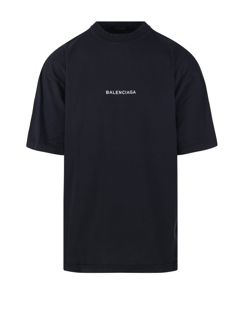 MEN BALENCIAGA BLACK COTTON OVERSIZED T-SHIRT