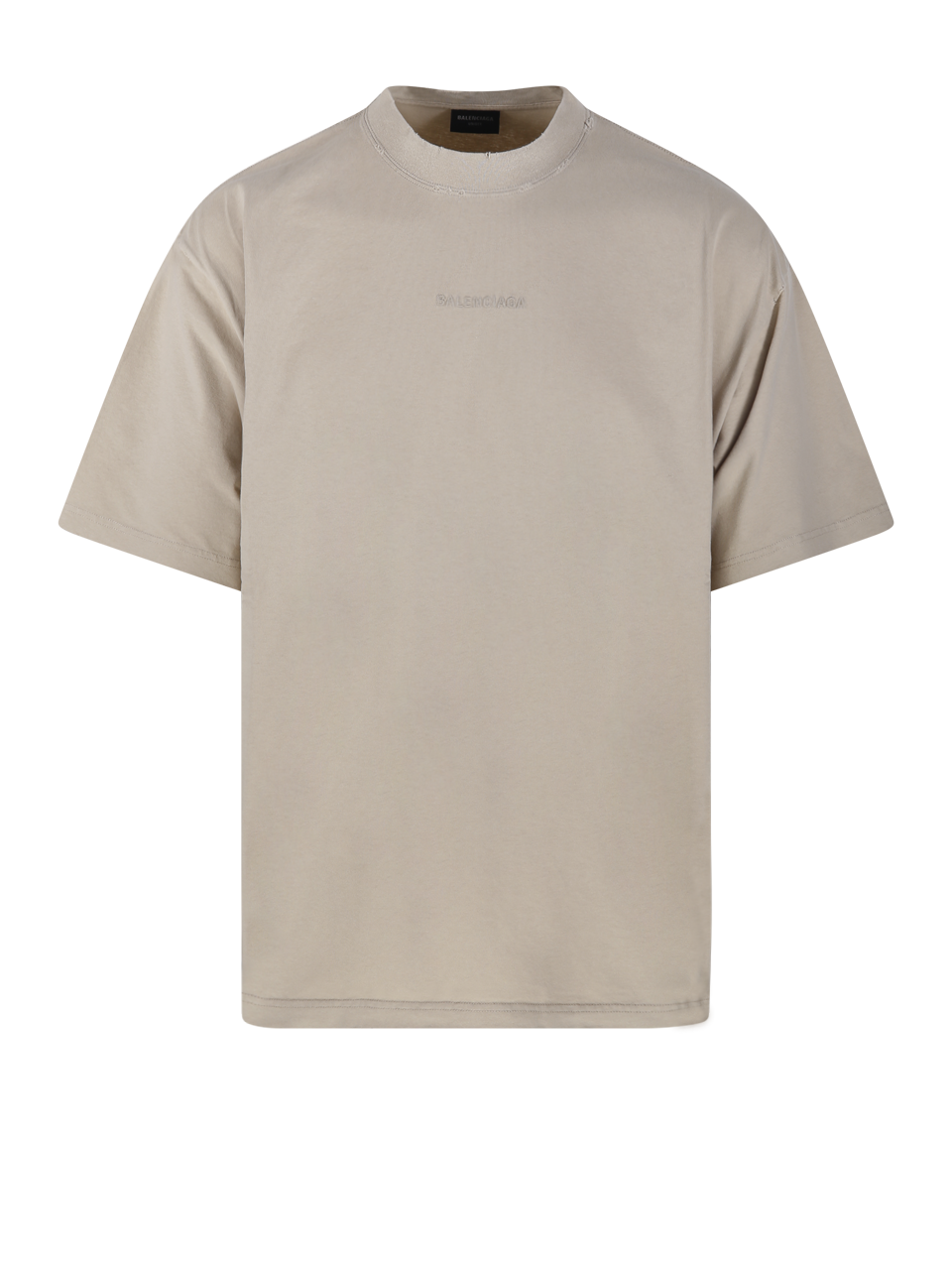 MEN BALENCIAGA WHITE COTTON OVERSIZED T-SHIRT