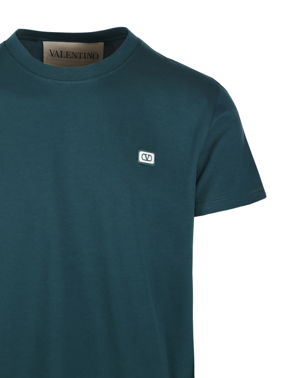 MEN VALENTINO GREEN COTTON VLOGO SIGNATURE T-SHIRT MEN VALENTINO GREEN COTTON VLOGO SIGNATURE T-SHIRT
