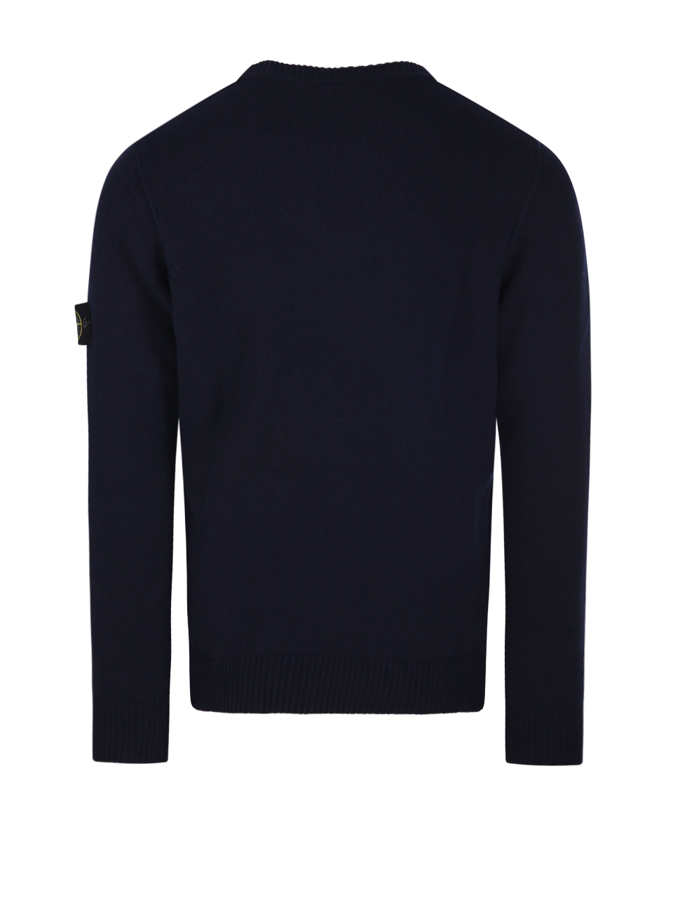MEN STONE ISLAND DARK BLUE WOOL SWEATER