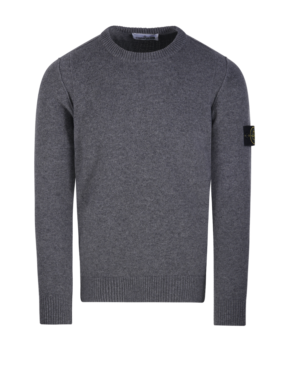 mens grey stone island jumper