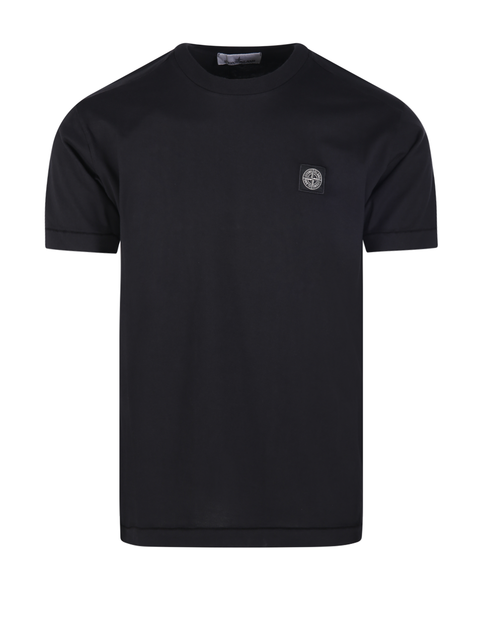 MEN STONE ISALND BLACK COTTON T-SHIRT