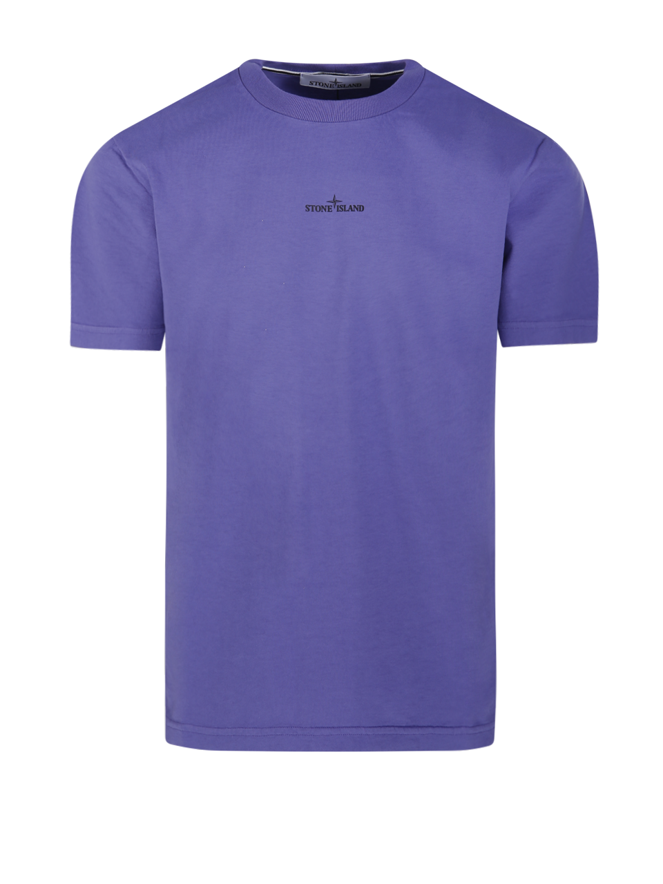 MEN STONE ISLAND PURPLE COTTON T-SHIRT