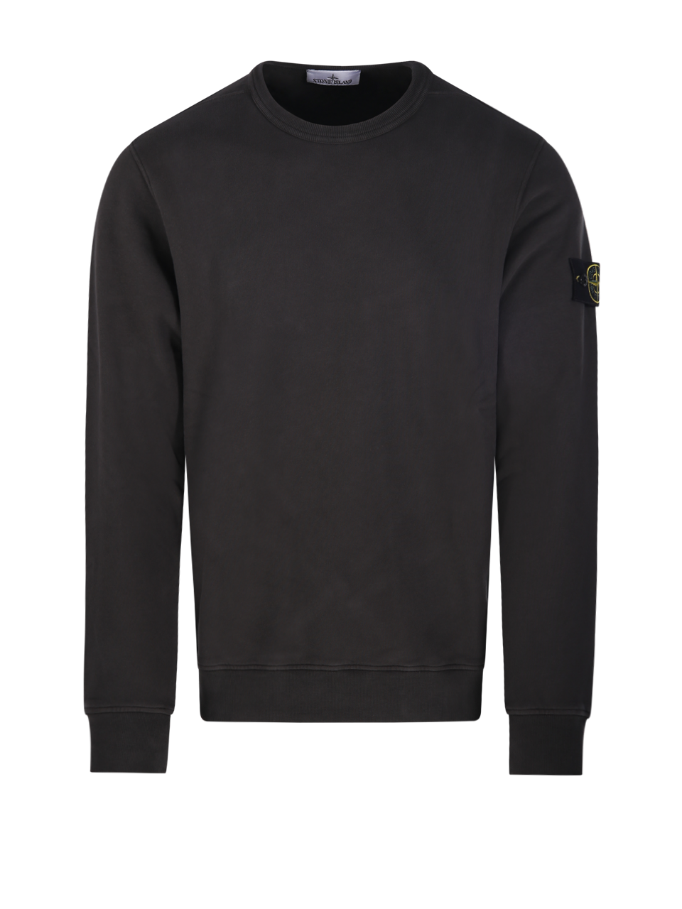 MEN STONE ISLAND DARK GREY COTTON SWEATSHIRT