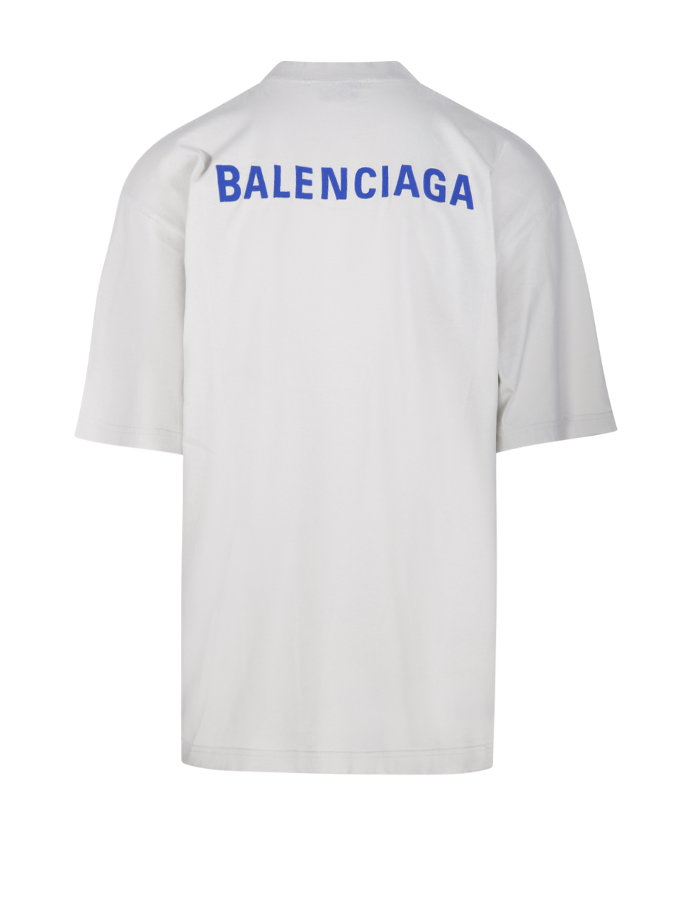 MEN BALENCIAGA WHITE COTTON OVERSIZED T-SHIRT