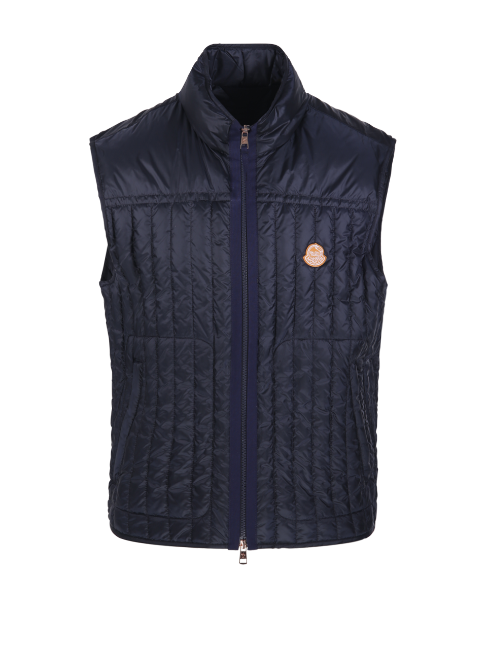 UOMO MONCLER GENIUS DONALD GLOVER PIUMINO TANGERINO IN POLIAMMIDE BLU 