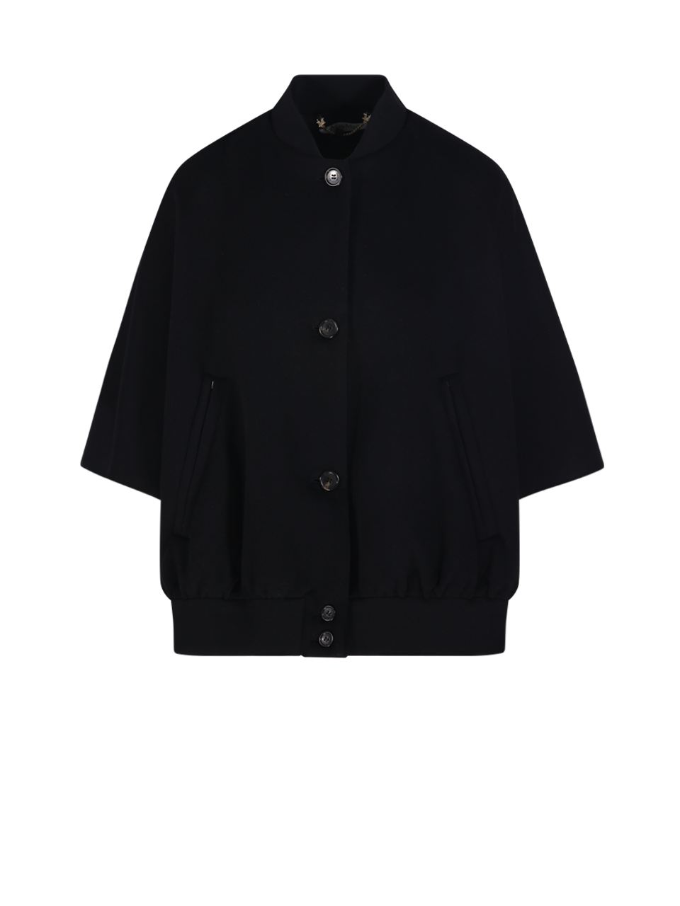 WOMAN MAXMARA BLACK CASHMERE LETICIA CAPE