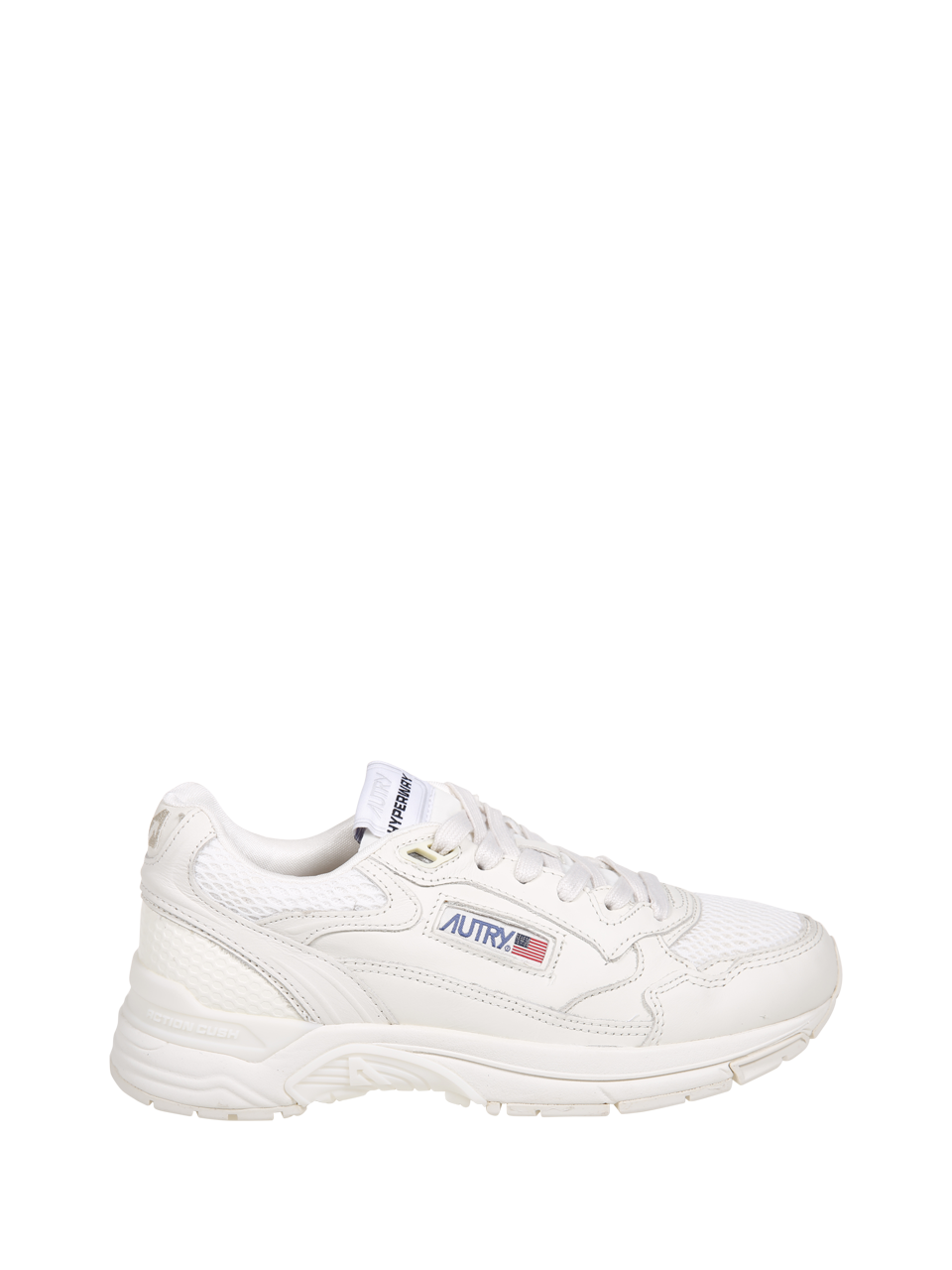 WOMAN AUTRY WHITE LEATHER HYPERWAY LOW SNEAKER