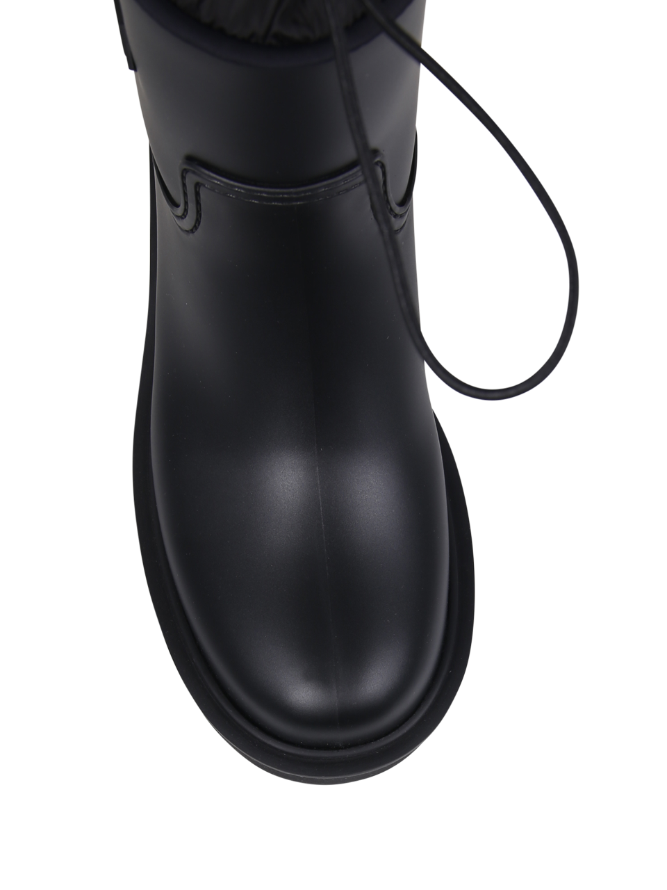 DONNA MONCLER STIVALI DA PIOGGIA KICKSTREAM IN PVC NERO