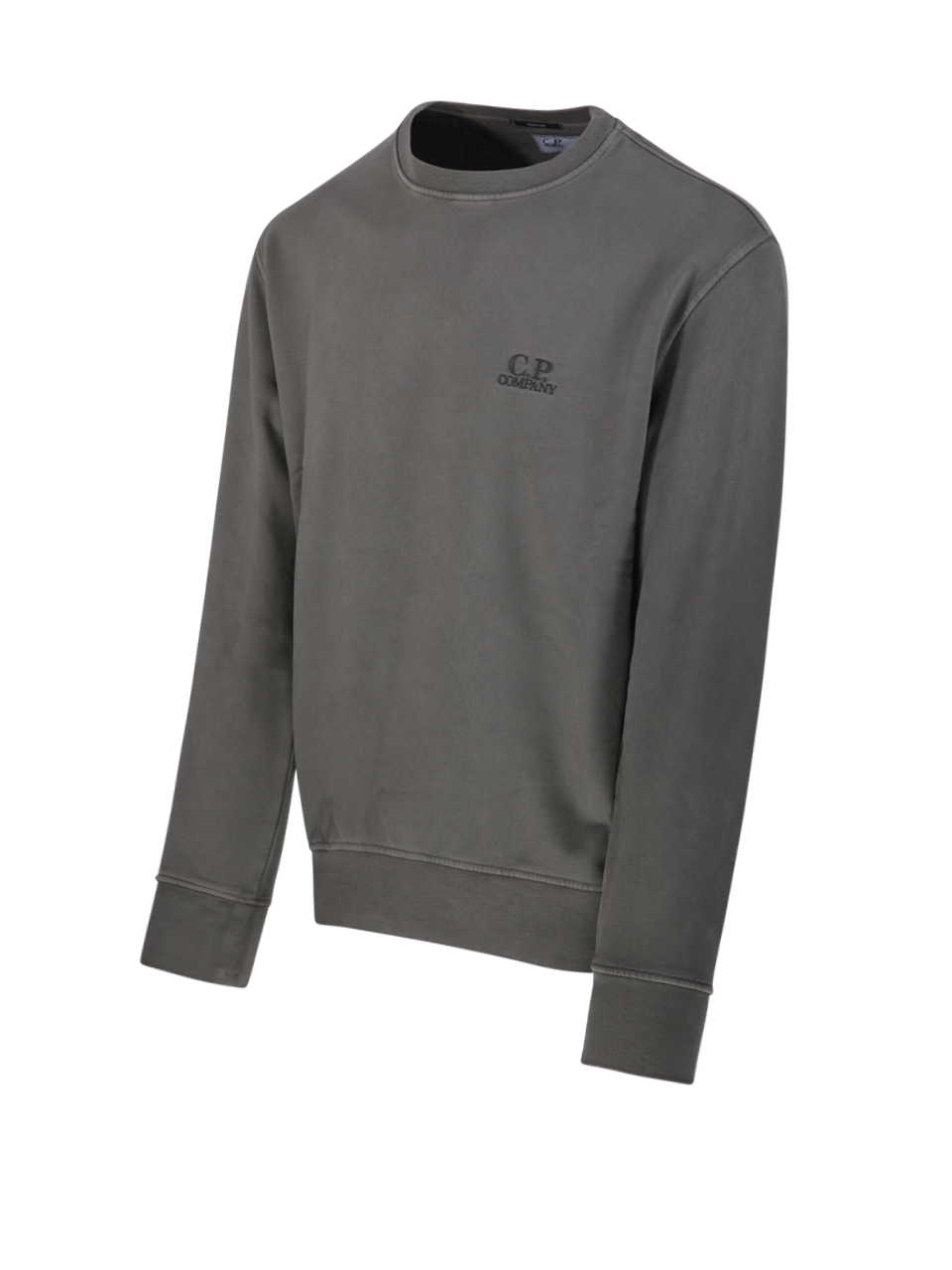 トップス C.P. COMPANY cotton crepe knit grey Cotton Crepe Crewneck Lens Knit' C.P Company