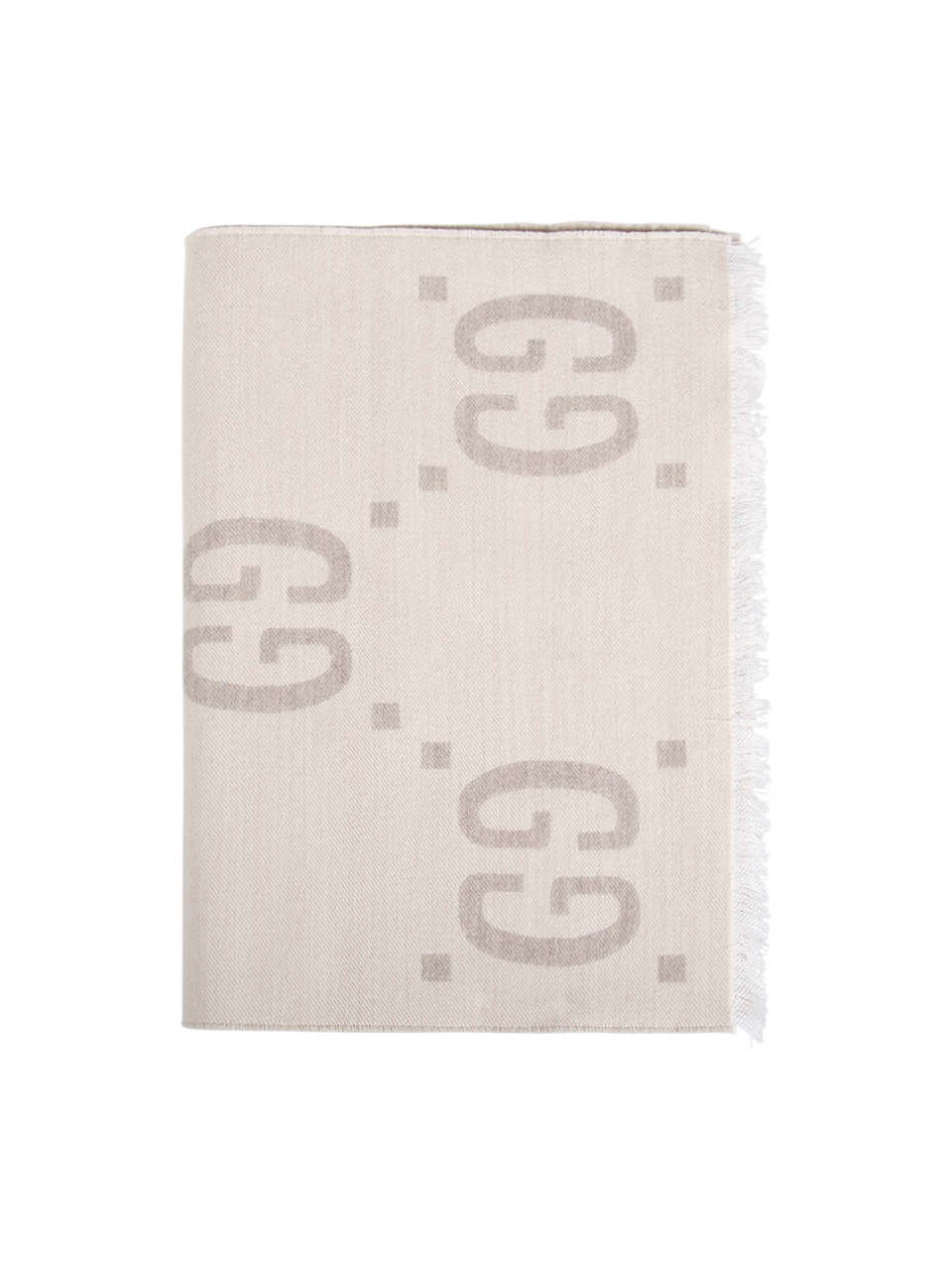 UOMO GUCCI SCIARPA LIBERTÀ IN LANA AVORIO