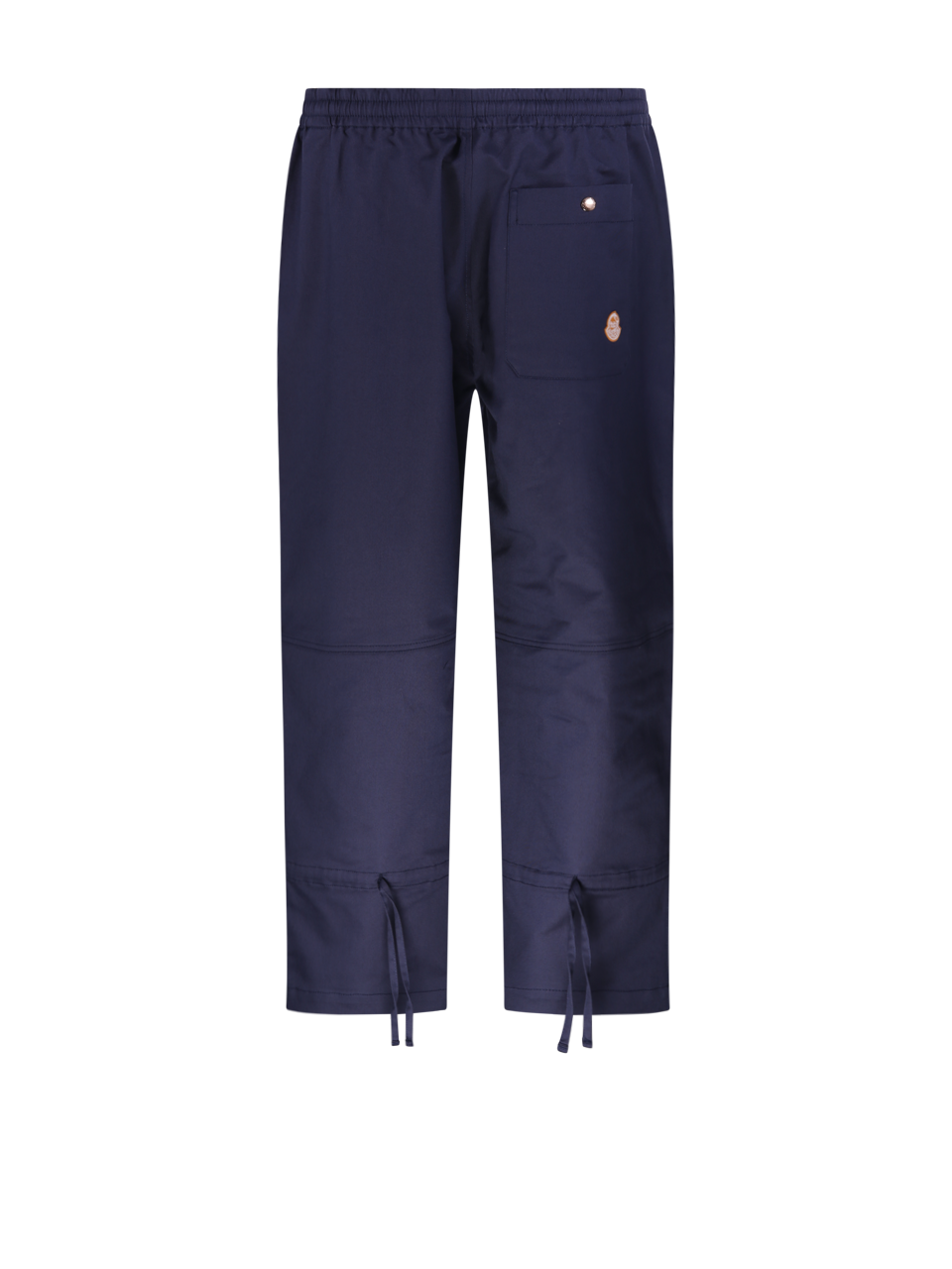 MEN MONCLER GENIUS DONALD GLOVER BLUE COTTON TROUSER