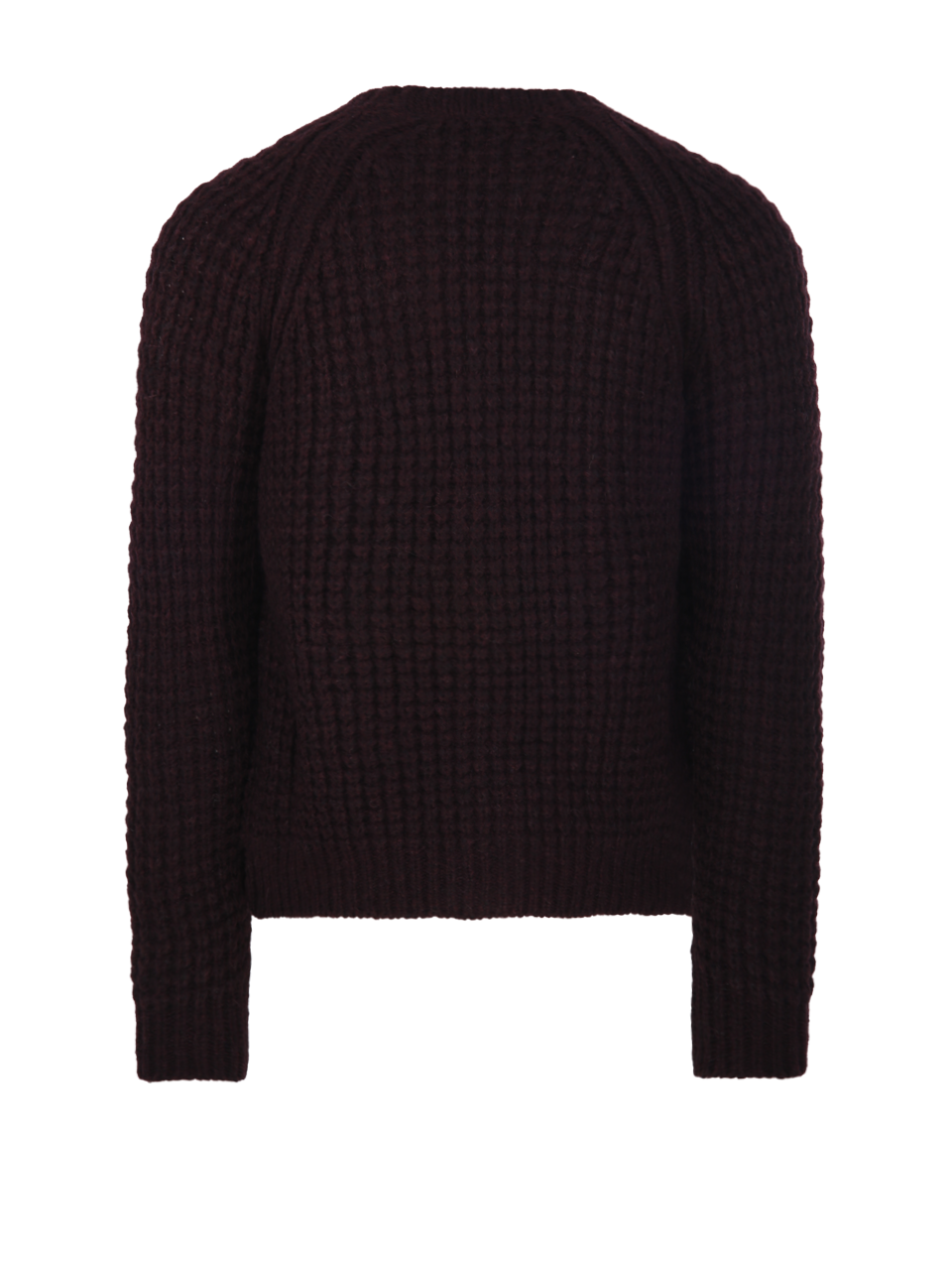 UOMO ROBERTO COLLINA CARDIGAN IN ALPACA BORDEAUX