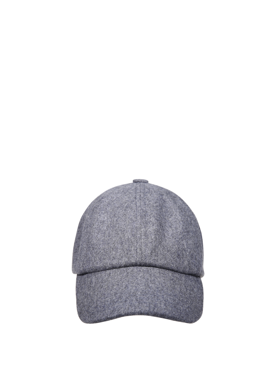 WOMAN AMI GREY VIRGIN WOOL EMBOSSED FLANELLE ADC CAP 