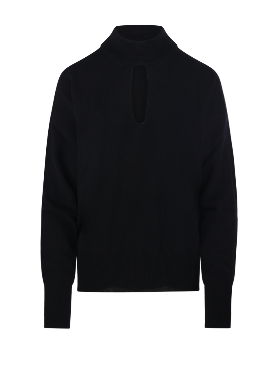 WOMAN ROBERTO COLLINA BLACK VIRGIN WOOL SWEATER