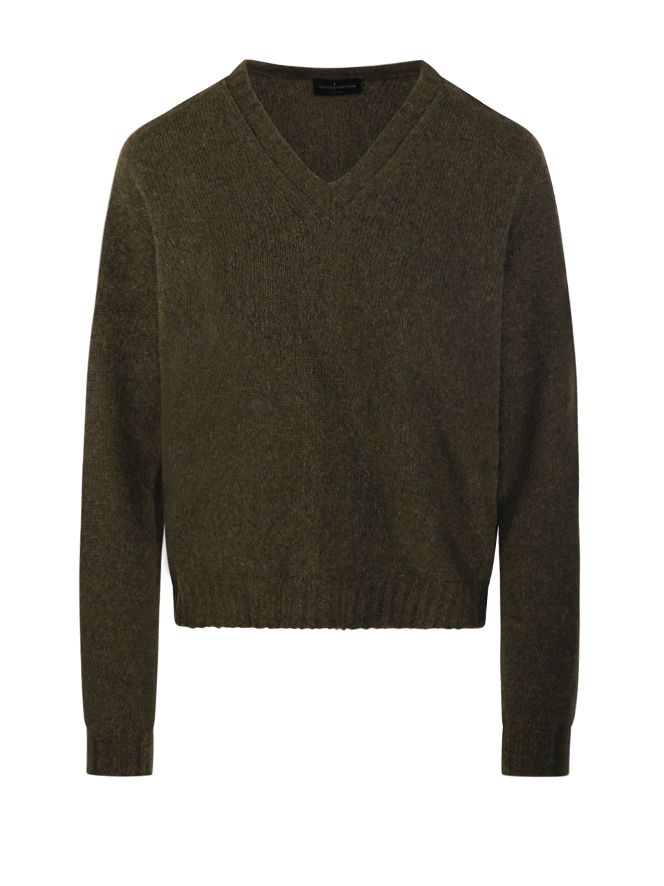 DONNA ROBERTO COLLINA MAGLIONE IN LANA VERGINE VERDE