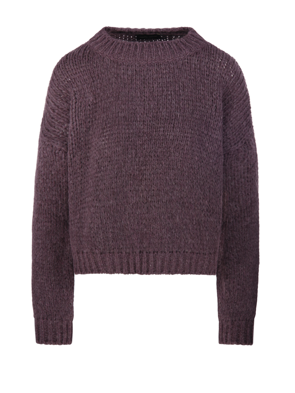 DONNA ROBERTO COLLINA MAGLIONE ROSSO IN ALPACA