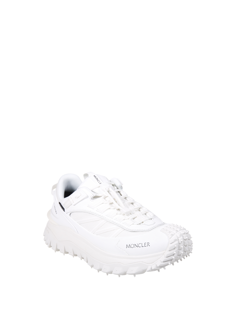 WOMAN MONCLER WHITE POLYAMIDE TRAILGRIP GTX LOW SNEAKER
