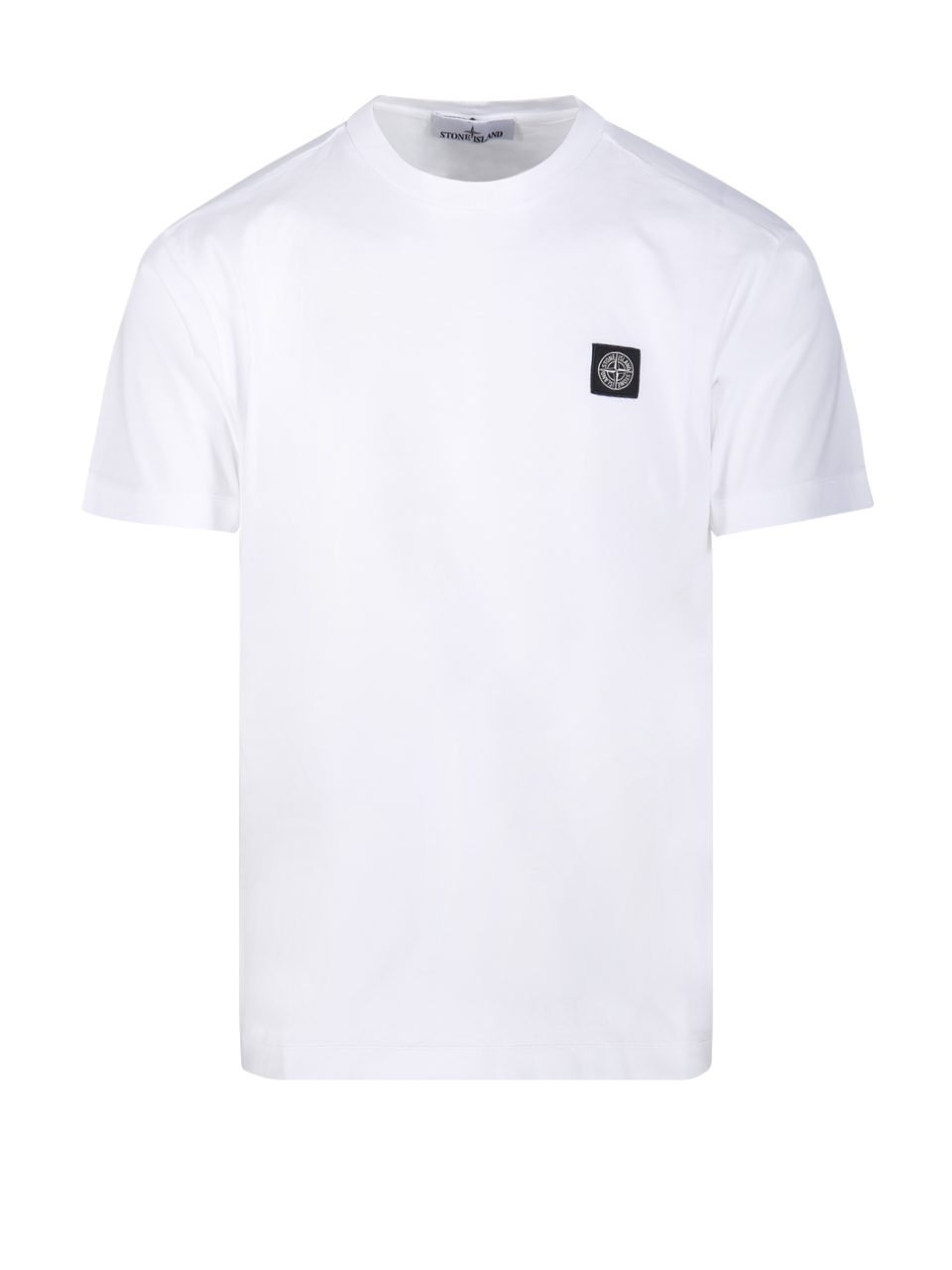 MEN STONE ISALND WHITE BLUE COTTON T-SHIRT