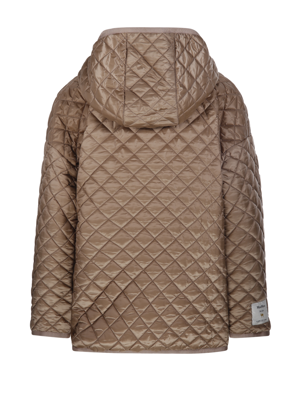 WOMAN MAXMARA THE CUBE BEIGE POLYESTER LEO QUILTED JACKET