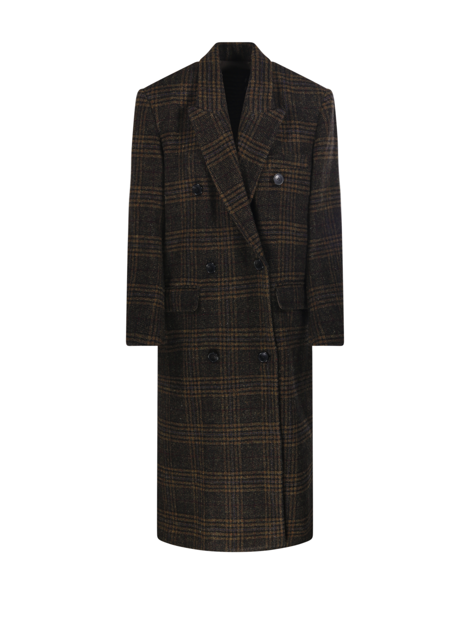 WOMAN MARANT ETOILE GREY VIRGIN WOOL GESINA GB COAT