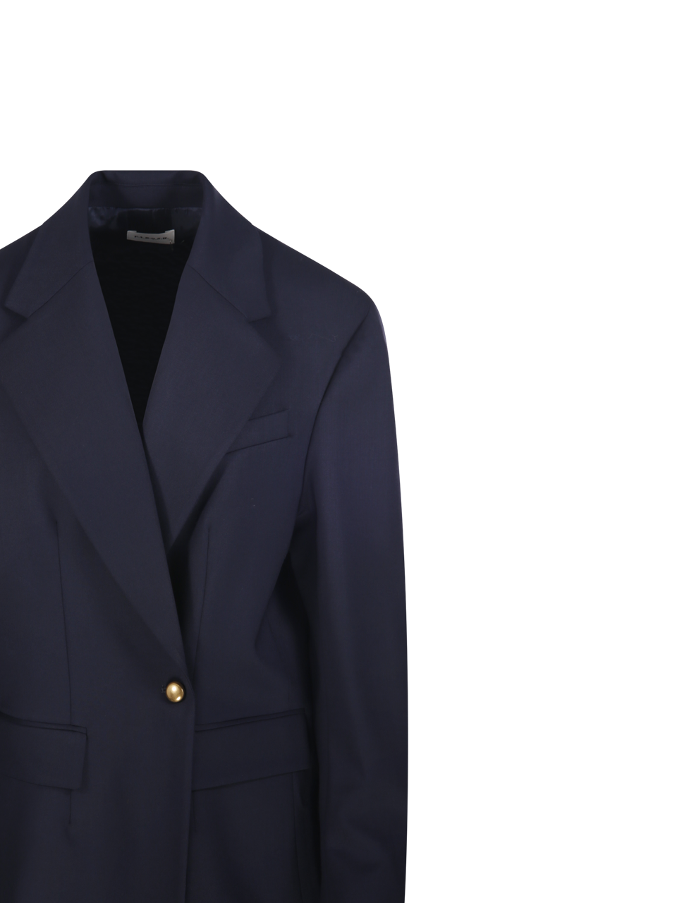 WOMAN PAROSH BLUE VIRGIN WOOL BLAZER