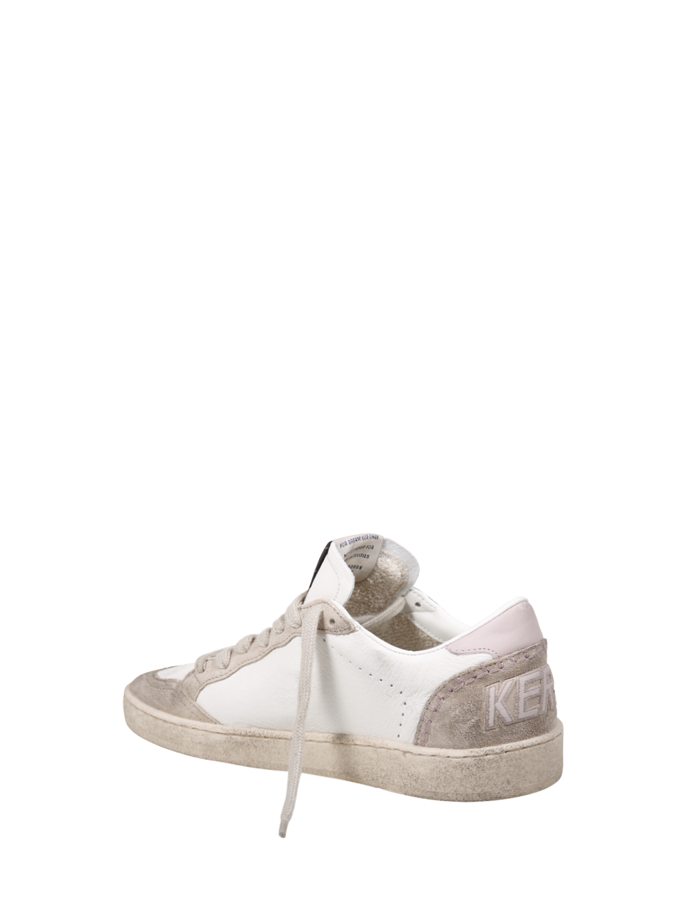 WOMAN GOLDEN GOOSE WHITE LEATHER BALL STAR SNEAKER