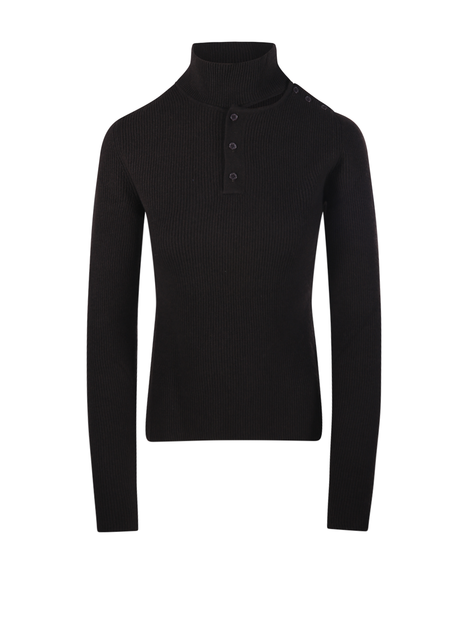 WOMAN FEDERICA TOSI DARK BROWN WOOL SWEATER