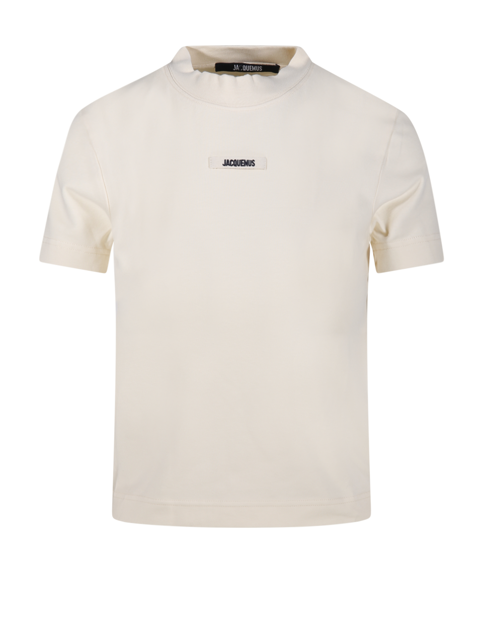 WOMAN JACQUEMUS BEIGE COTTON LE TSHIRT GROS GRAIN