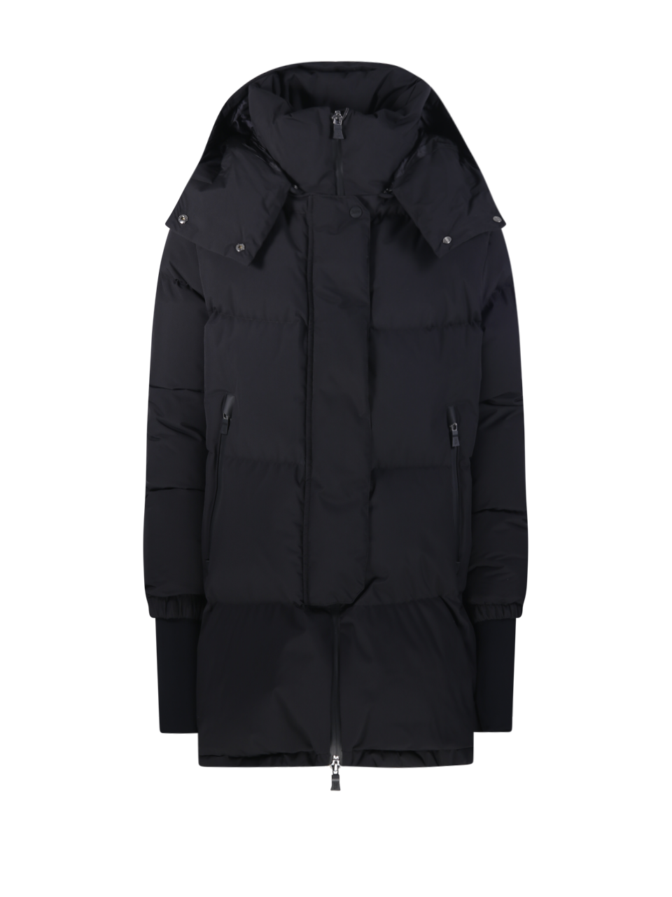 コート Herno Wool down coat Black WOMAN HERNO BLACK VIRGIN WOOL DOWN JACKET