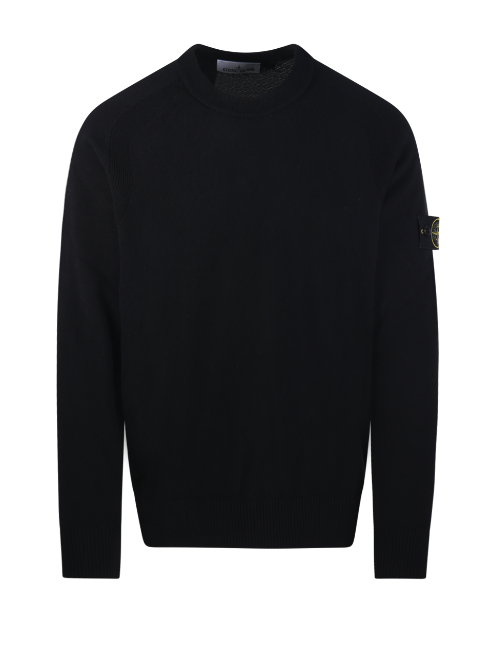 MEN STONE ISLAND BLACK VIRGIN WOOL SWEATER