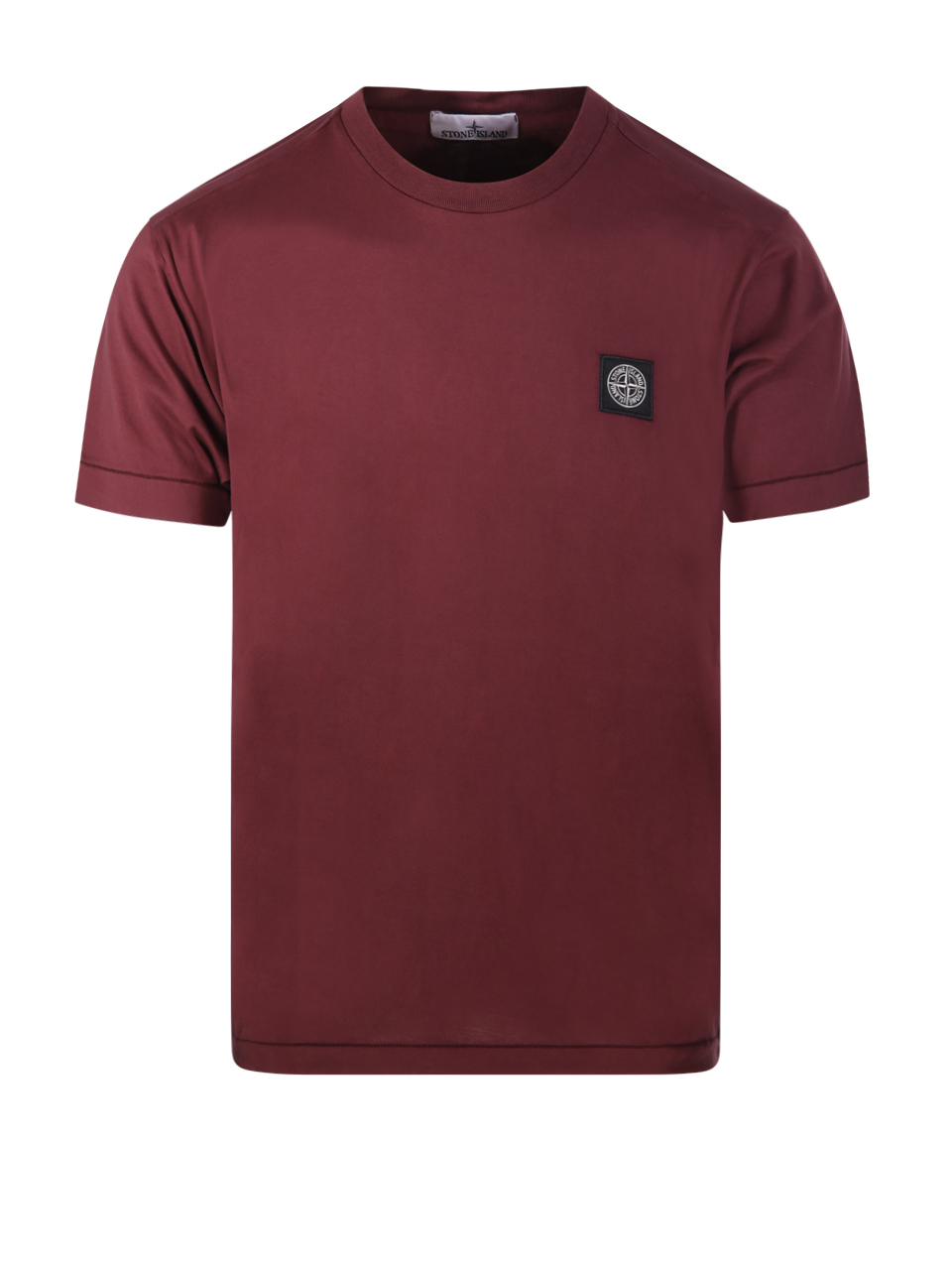 MEN STONE ISALND BORDEAUX BLUE COTTON T-SHIRT
