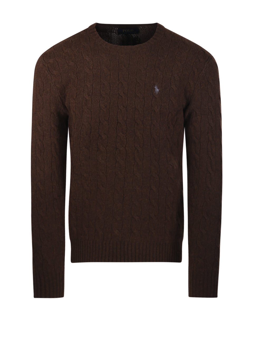 UOMO RALPH LAUREN MAGLIONE DI LANA MARRONE