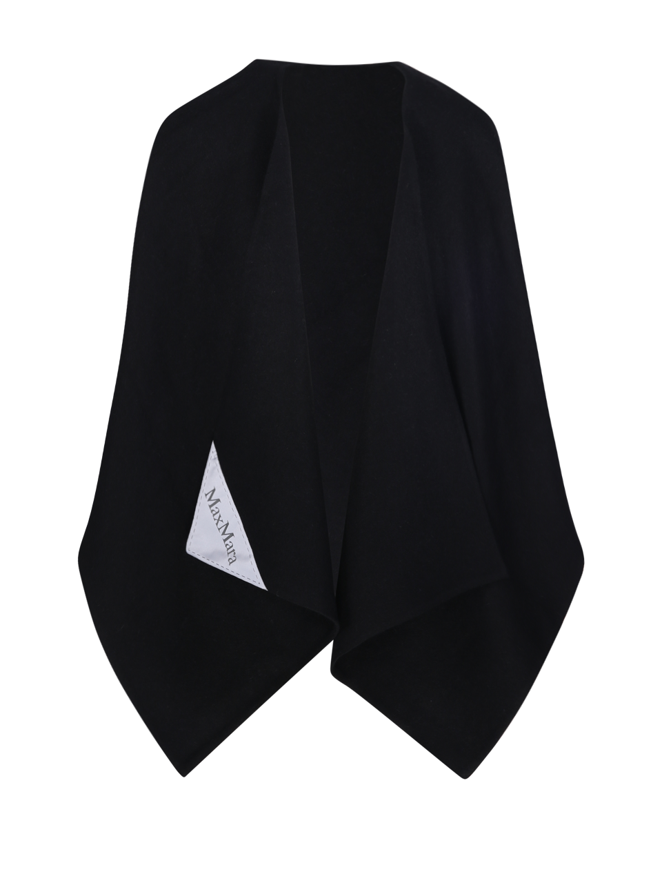 WOMAN MAXMARA BLACK ALPACA SERRA CAPE