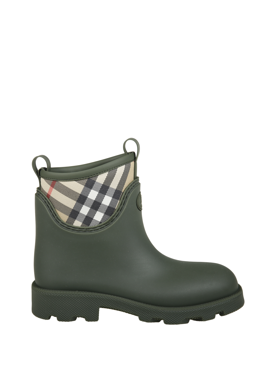 WOMAN BURBERRY GREEN SYNTETHIC RUBBER LF MARSH STAMP LOW BOOTS WOMAN BURBERRY GREEN SYNTETHIC RUBBER LF MARSH STAMP LOW BOOTS
