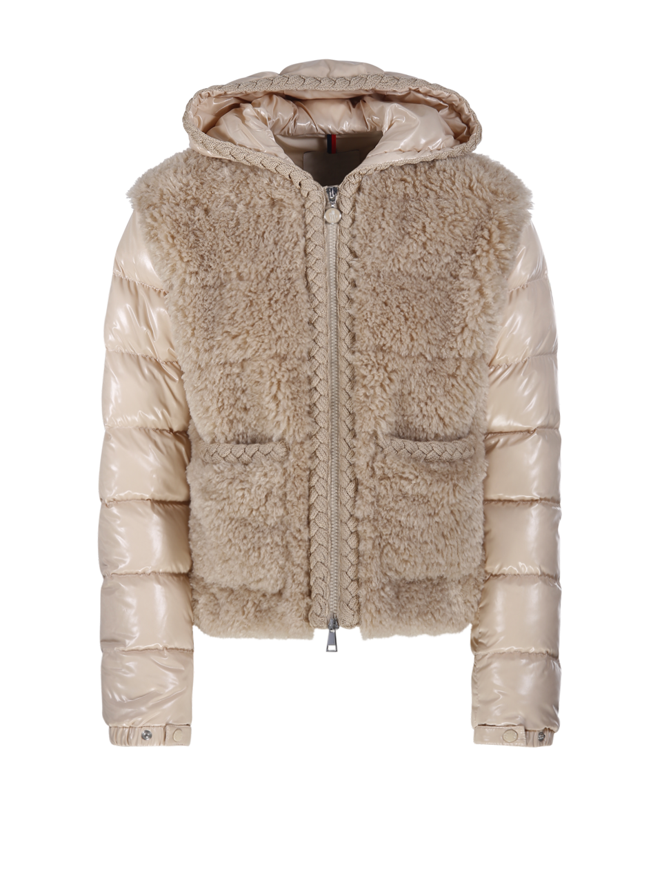 WOMAN MONCLER BLACK POLYAMIDE COURCELLES LONG DOWN JACKET