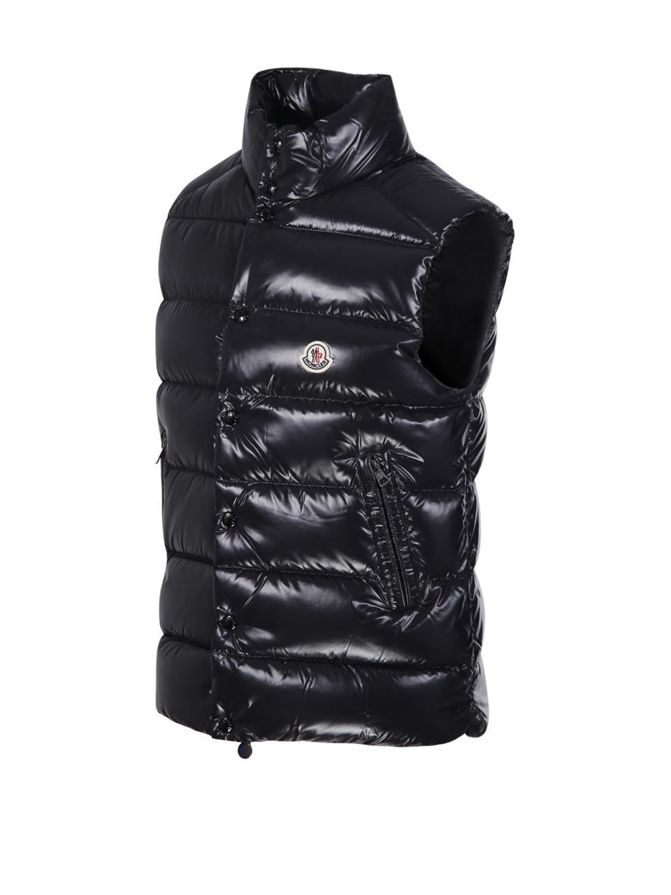 MEN MONCLER BLACK POLYAMIDE TIBB VEST