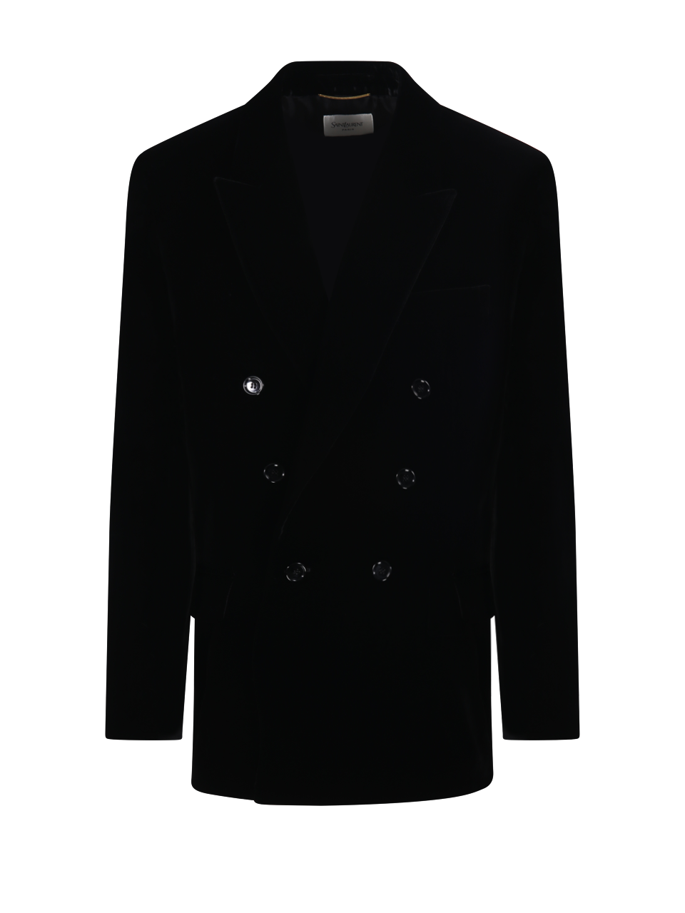 DONNA SAINT LAURENT BLAZER IN VISCOSA NERA
