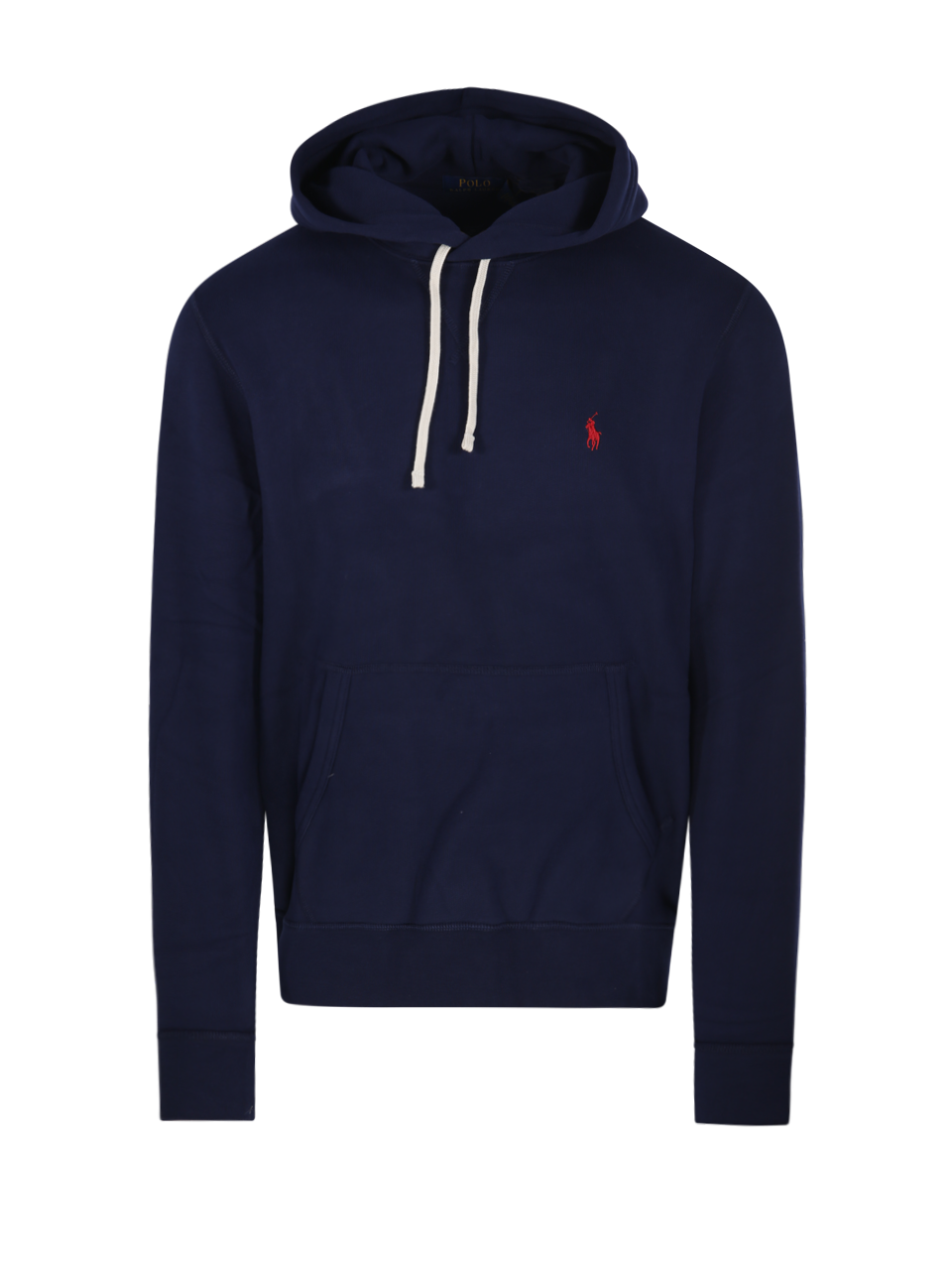 MEN RALPH LAUREN DARK BLUE COTTON HOODIE 