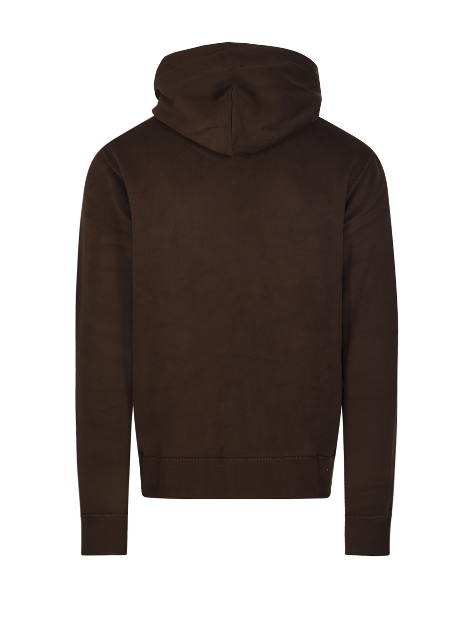 MEN RALPH LAUREN BROWN COTTON HOODIE